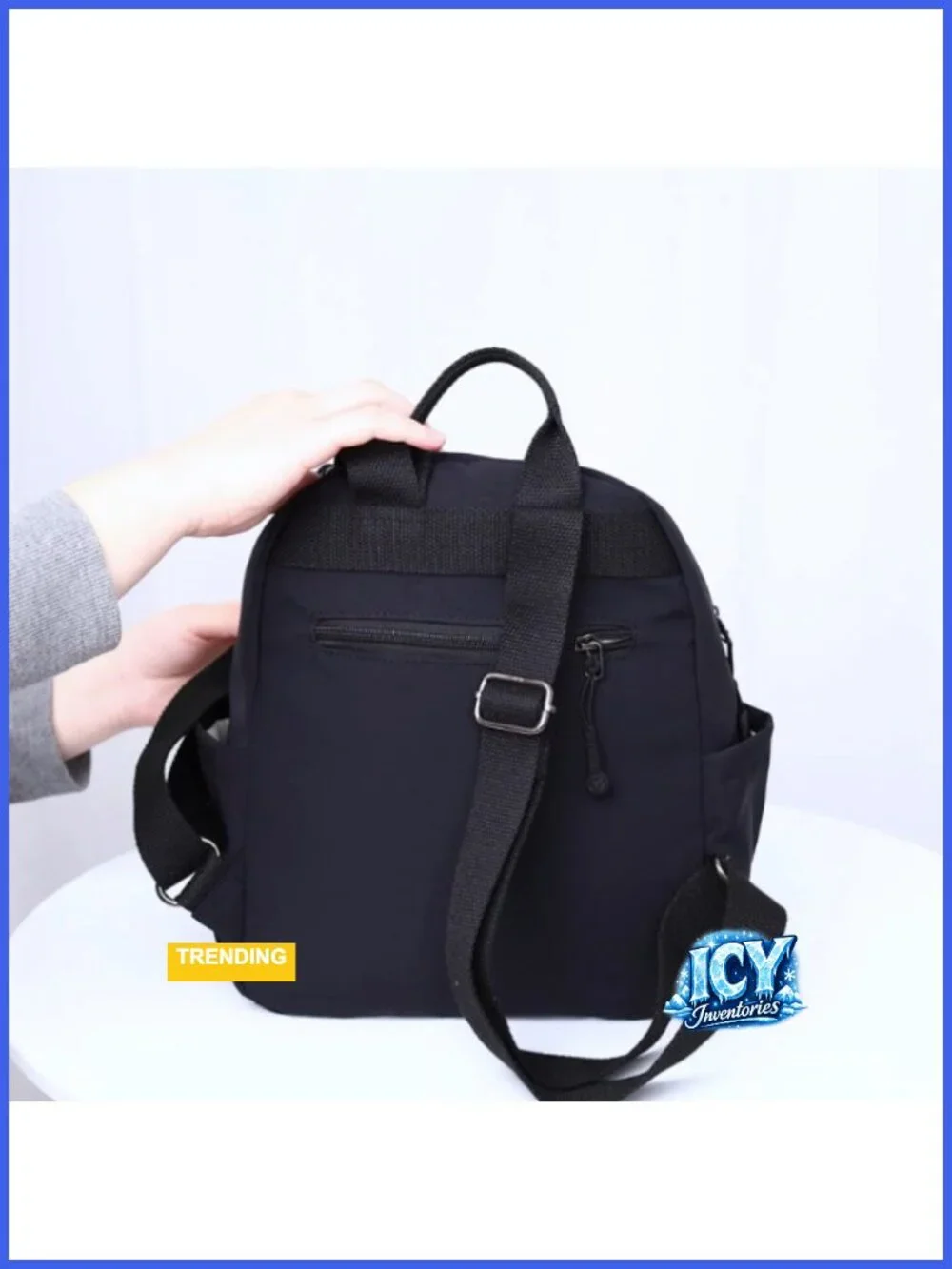 Mini Backpack Purse for Women Lightweight Nylon Anti-theft Travel Daypack
